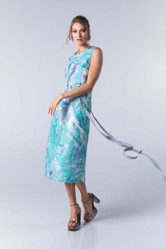 Abito jacquard