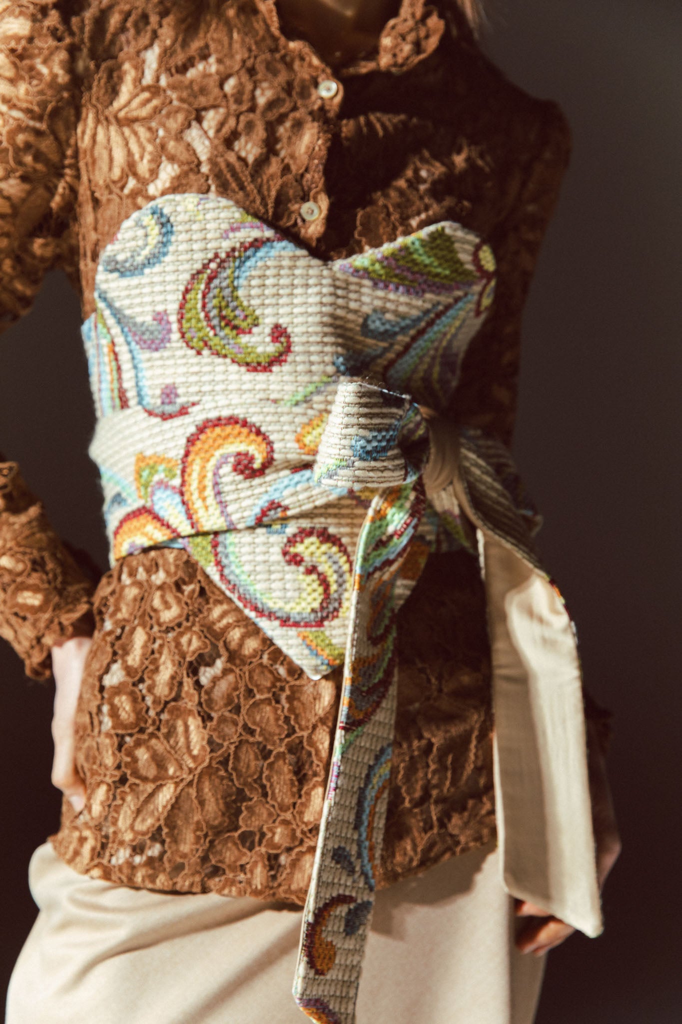 Top jacquard